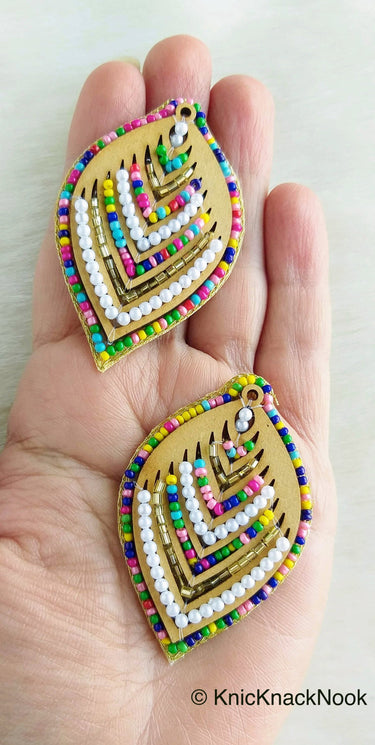 Leaf Shaped Wood Buttons